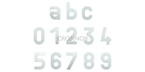 Hausnummern, Buchstaben als Auswahl